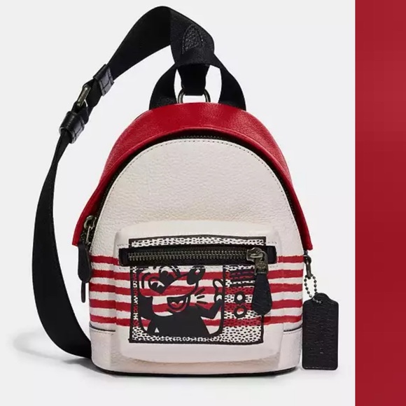 Coach Mickey Mouse Backpack Crossbody - Picture 1 of 3